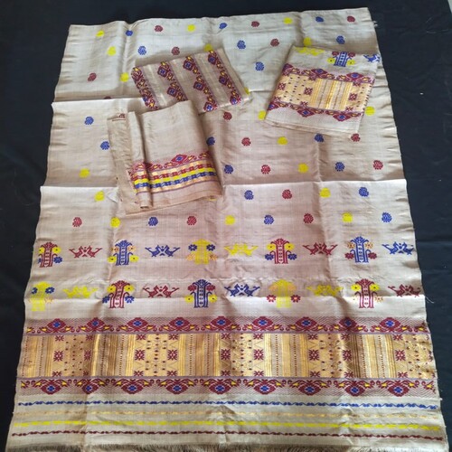 Assamese muga best sale mekhela sador