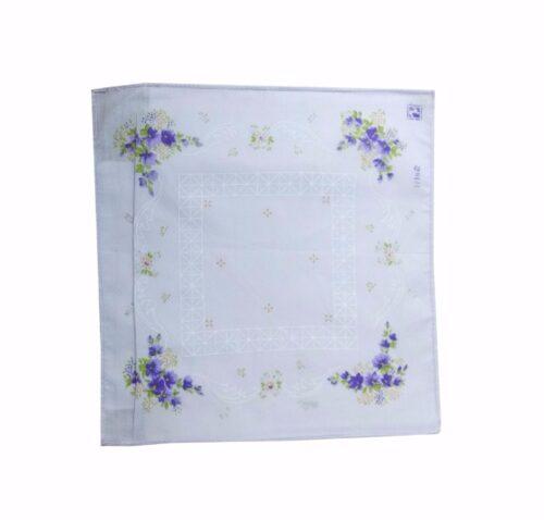 Generic Pack Of_8 Desinger Flower Medium Size Handkerchiefs (Color: Multi Color)