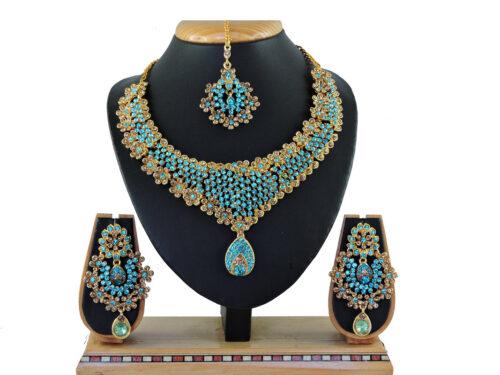 Generic Women’s Alloy Necklace set (Turquoise)