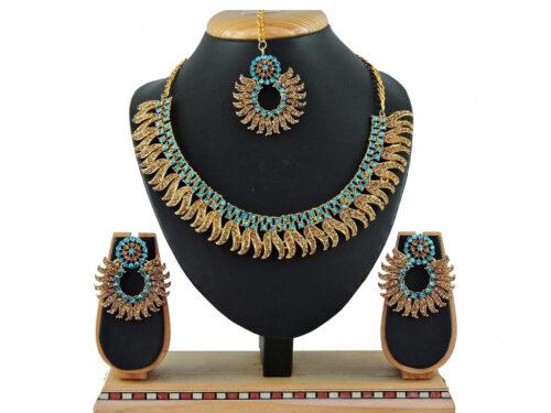 Generic Women’s Alloy Necklace set (Turquoise)