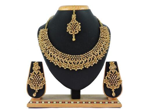 Generic Women’s Alloy Necklace set (Gold)