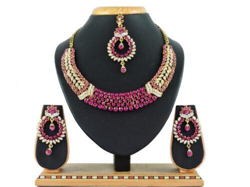 Generic Women’s Alloy Necklace set (Rani)