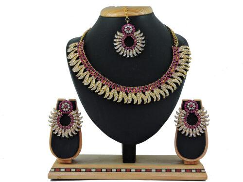 Generic Women’s Alloy Necklace set (Rani)