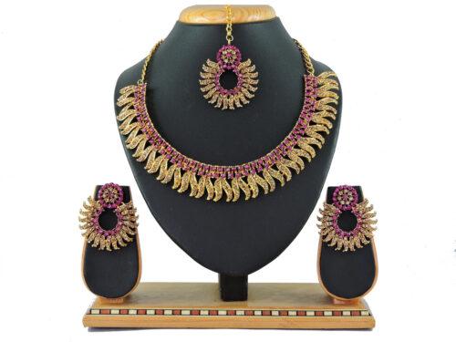 Generic Women’s Alloy Necklace set (Rani)