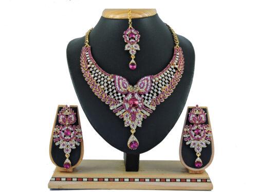 Generic Women’s Alloy Necklace set (Rani)