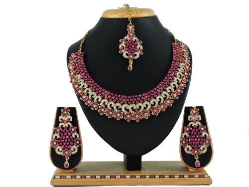 Generic Women’s Alloy Necklace set (Rani)