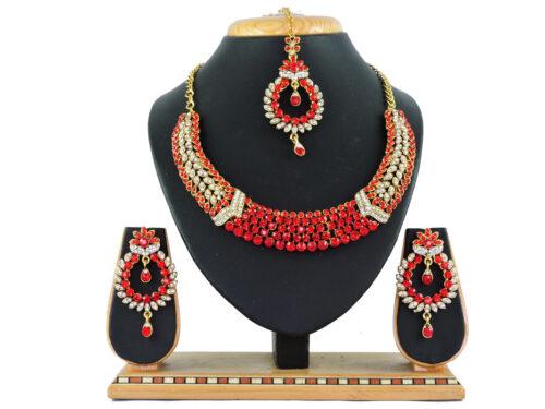 Generic Women’s Alloy Necklace set (Red)