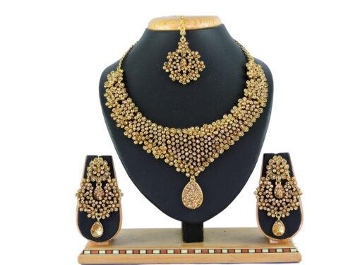 Generic Women’s Alloy Necklace set (Gold)