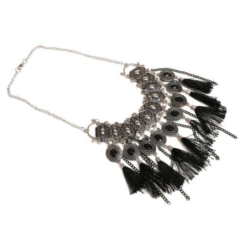 Stylish Boho Afgani Turkish Silver Necklace