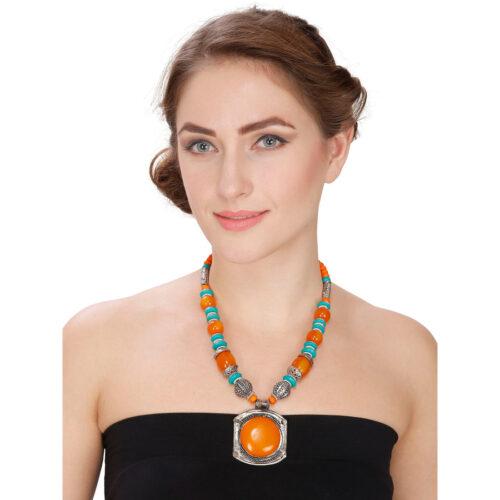 Designer Multi Colour Stylish Beads Necklace