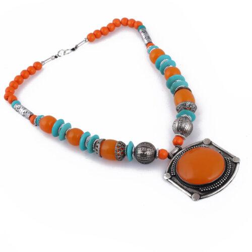 Designer Multi Colour Stylish Beads Necklace - Image 4