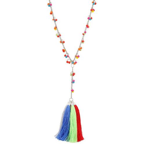 Designer Tassel Beads Chain Necklae