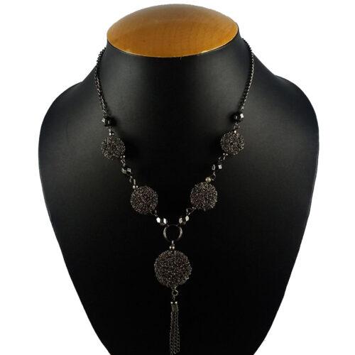 Designer Black Oxidized Necklace