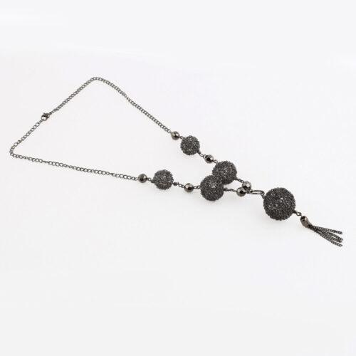 Designer Black Oxidized Necklace - Image 4