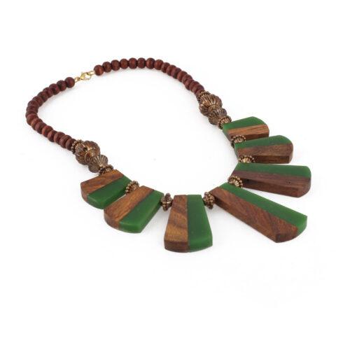 High Finished Wooden Tibetan Beads Necklace