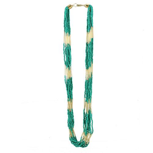 Designer Green Stylish Beads Necklace