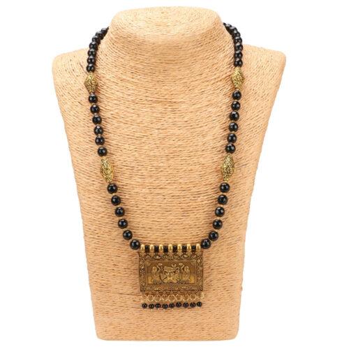 Designer Black Beads Necklace