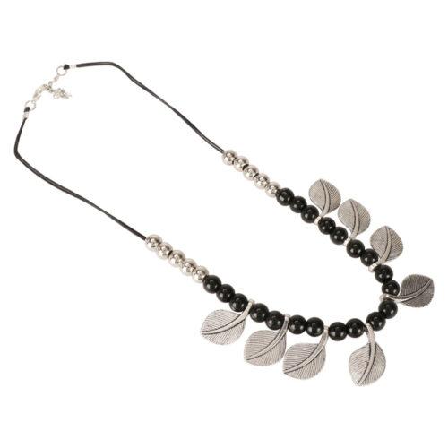 Boho Silver Oxidised Necklace