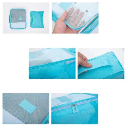 Generic Cloth Organizer Pouch Laundry Zipper Bags (6 pcs)