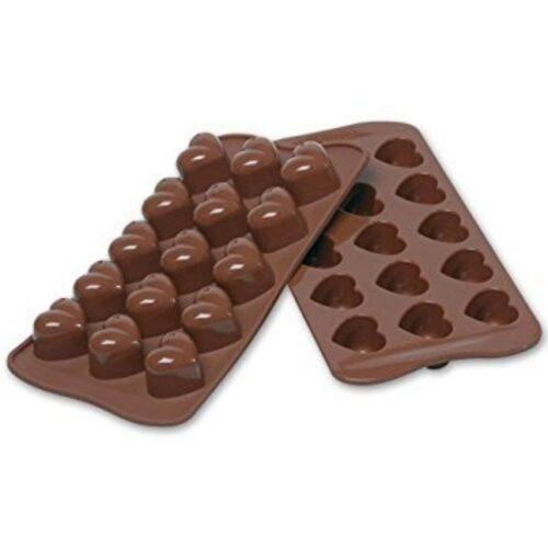 Generic Pack Of_2 Heart Shape Design Chocolate Mold (Color: Assorted)