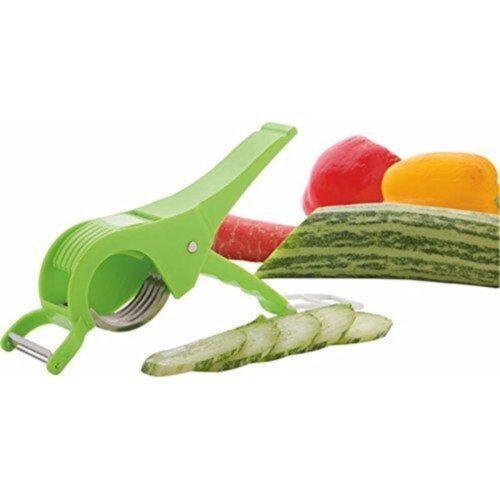 Generic Pack Of_4 Vegetable Cutter With Peeler (Color: Assorted)