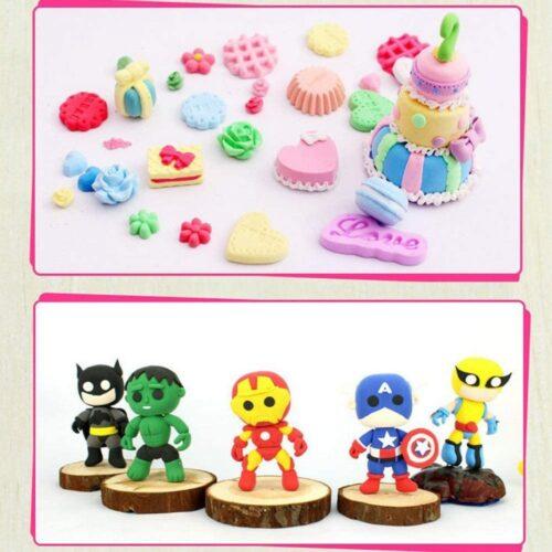 Pack Of_2 Modeling Set For Fondant Gum Paste Sugar Craft And Cake Decoration (Color: Assorted)