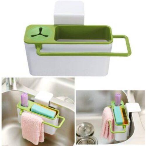 Generic Kitchen Self Draining Sink Tidy With Suction Cup Organizer Sponge