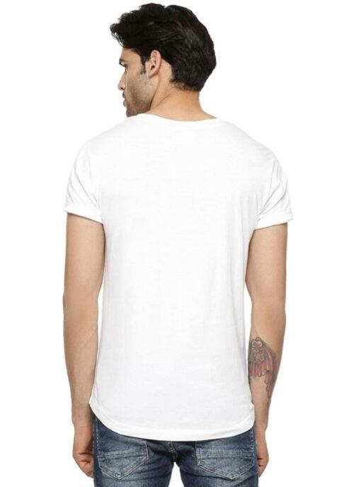 Generic Unisex Half Sleeves Dice Tshirts (Color:White, Material:Polyester) - Image 3