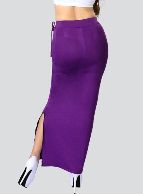 Dermawear Women’s Saree Shapewear (Model: SS_406_Saree Shaper, Color:Purple, Material: 4D Stretch)