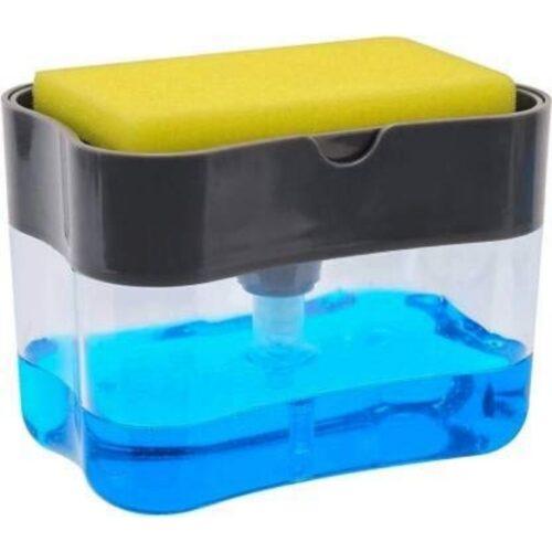 Generic Soap Dispenser 2 in 1 Sink Dishwasher Liquid Holder (Color: Assorted)