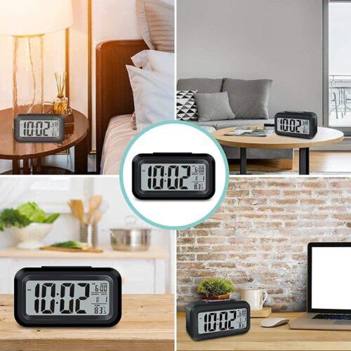 Digital Smart Alarm Clock (Color: Assorted)