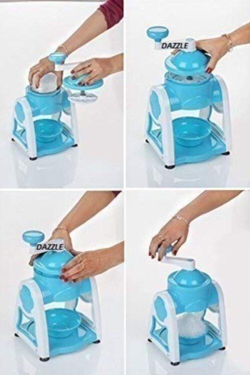 Plastic ICE Gola Maker Slush Maker (Color: Assorted)