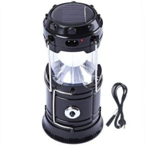 Rechargeable Solar and Charging LED Lantern Torch Light (Color:Assorte)