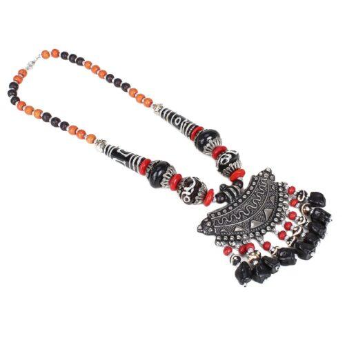 Generic Multi Color Beads Necklace (Color: Multi Color)