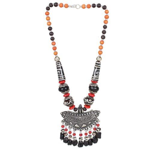 Generic Multi Color Beads Necklace (Color: Multi Color)