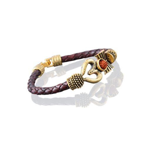 Generic Stylish Gold Plated Bracelet (Color: Gold)