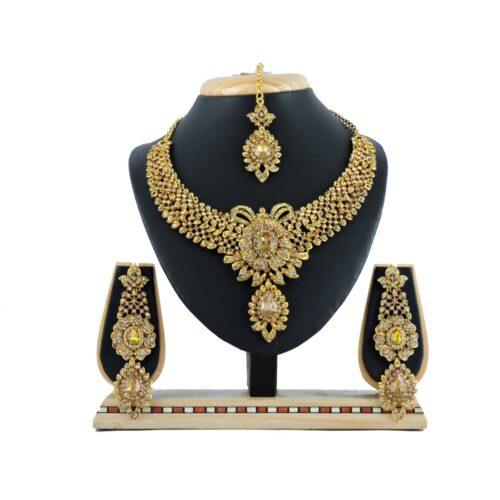 Generic Women’s Alloy Necklace set (Gold)