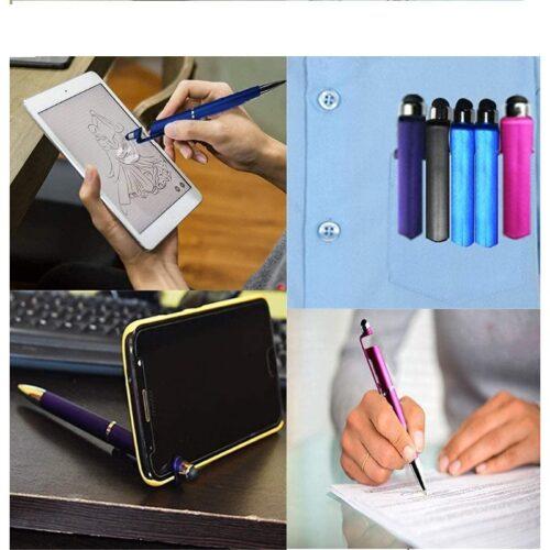 Pack Of_10 Pen Mobile Phone Holder (Color: Assorted)