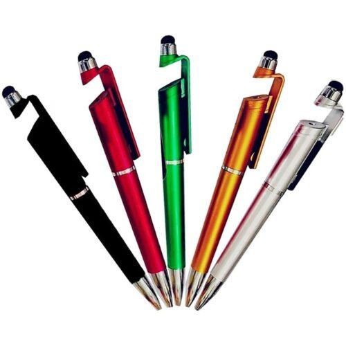 Pack Of_10 Pen Mobile Phone Holder (Color: Assorted)