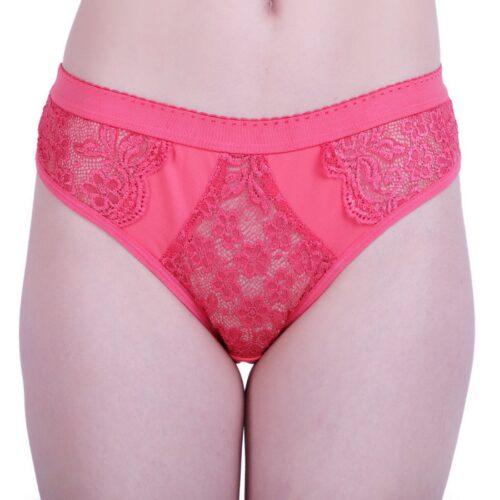 Women’s Cotton Bra And Panty Set (Material: Cotton (Color: Peach)