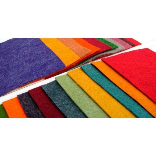 Generic Pack Of_5 Velvet Foam Sheet (Color: Assorted)