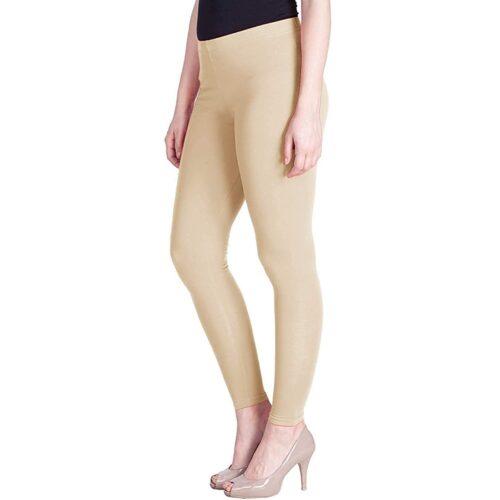 Generic Women’s Cotton Leggings (Color:Pale)