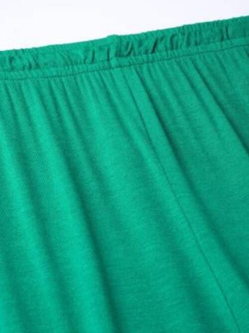 Generic Women’s Cotton Leggings (Color:Sea  Green)