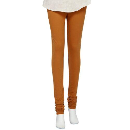 Generic Women’s Cotton Leggings (Color:Light Brown)