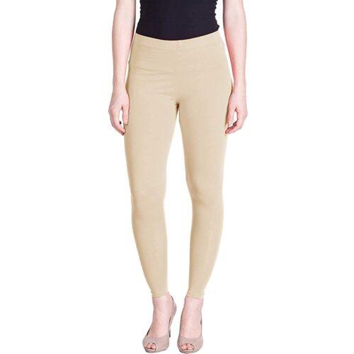 Generic Women’s Cotton Leggings (Color:Pale)