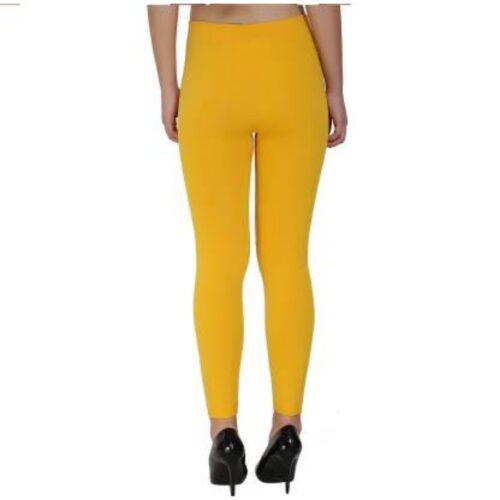 Generic Women’s Cotton Leggings (Color:yellow)