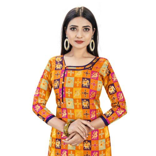 Generic Banarasi Silk Unstitched Salwar-Suit Material Premium Quality With Dupatta (Color: Multi)