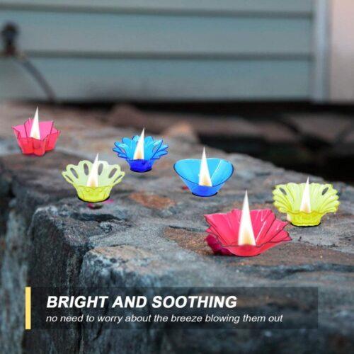 Generic Pack Of 3_(12 Pieces Set)_Multi Shape Plastic Candle Cup (Color: Assorted)