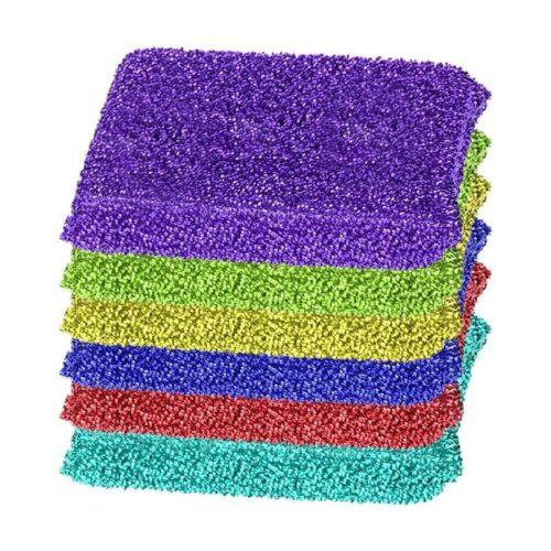 Generic Pack Of 2_(6 Pieces Set)_Scratch Proof Kitchen Scrubber Pads (Color: Assorted)