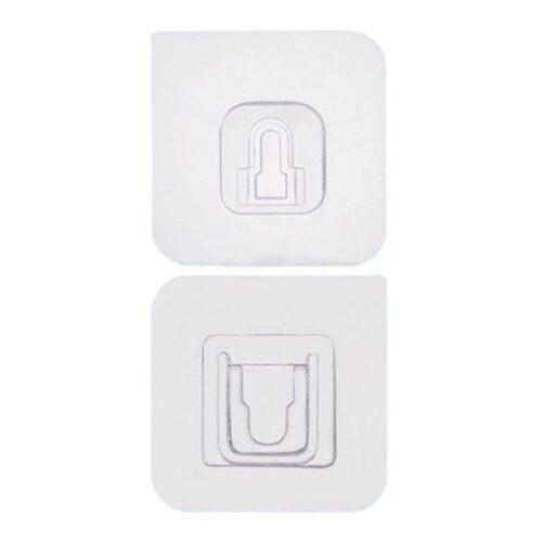 Generic_20 Pieces Set Magic Adhesive Plastic Wall Hooks Heavy Duty Hooks (Color: Assorted)